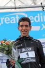 Senior Mens winner Ayad Landassem, BUPA Great Edinburgh Cross Country.